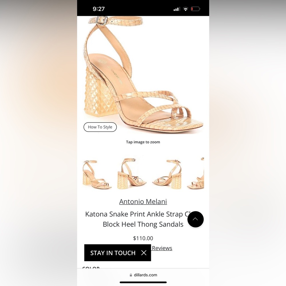 New Antonio Melani sandals